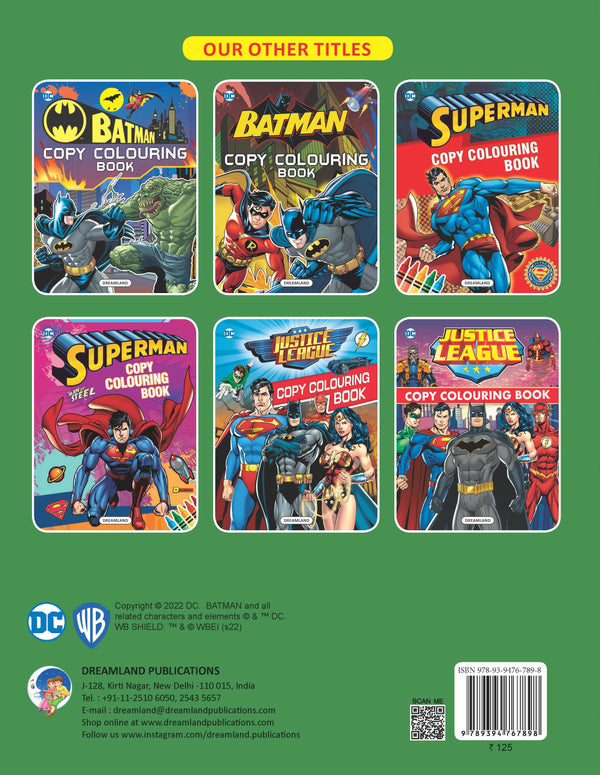 Dreamland Batman Copy Colouring Book: Children Drawing, Painting & Colouring Book - Distacart