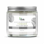 Thumbnail for Vedic Naturals Black Clay With Vitamin-B3 Powder Peel Off Mask - Distacart