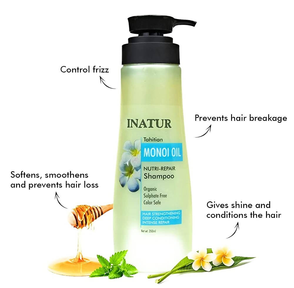 Inatur Tahitian Monoi Oil Nutri-Repair Shampoo
