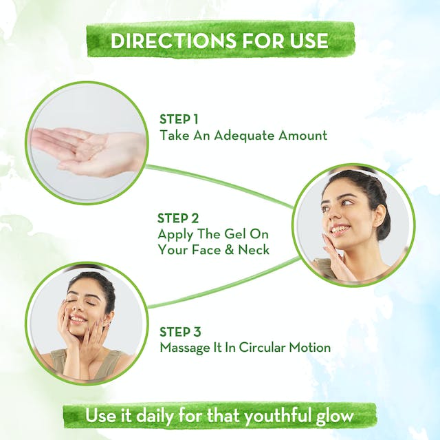 Mamaearth Aloe Ashwagandha Gel For Youthful Glow - Distacart