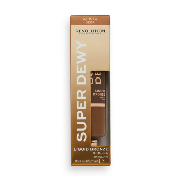 Revolution Superdewy Liquid Bronzer - Dark To Deep - Distacart