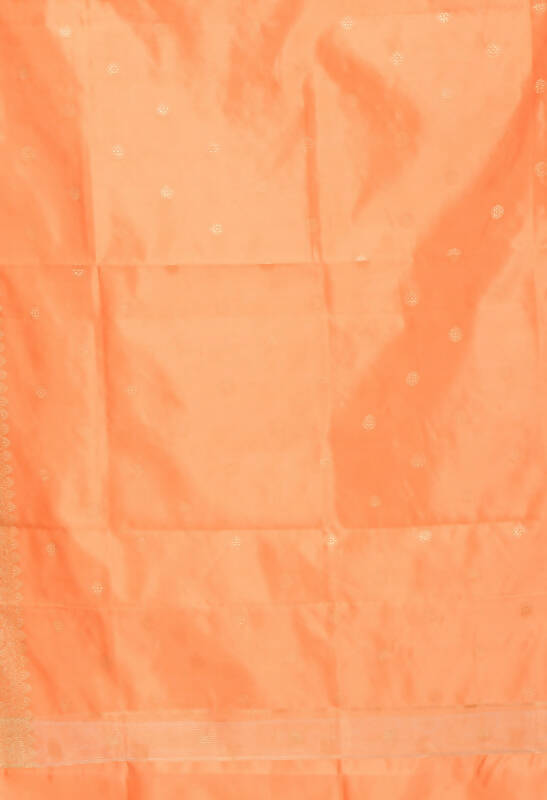 Mominos Fashion Moeza Women's Banarsi Silk Woven Design Peach Dupatta - Distacart