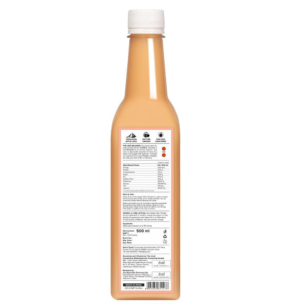 Jiva Ayurveda Apple Cider Vinegar - Distacart