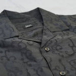 Thumbnail for Diva Globe Black Lapel Collar Shirt - Distacart