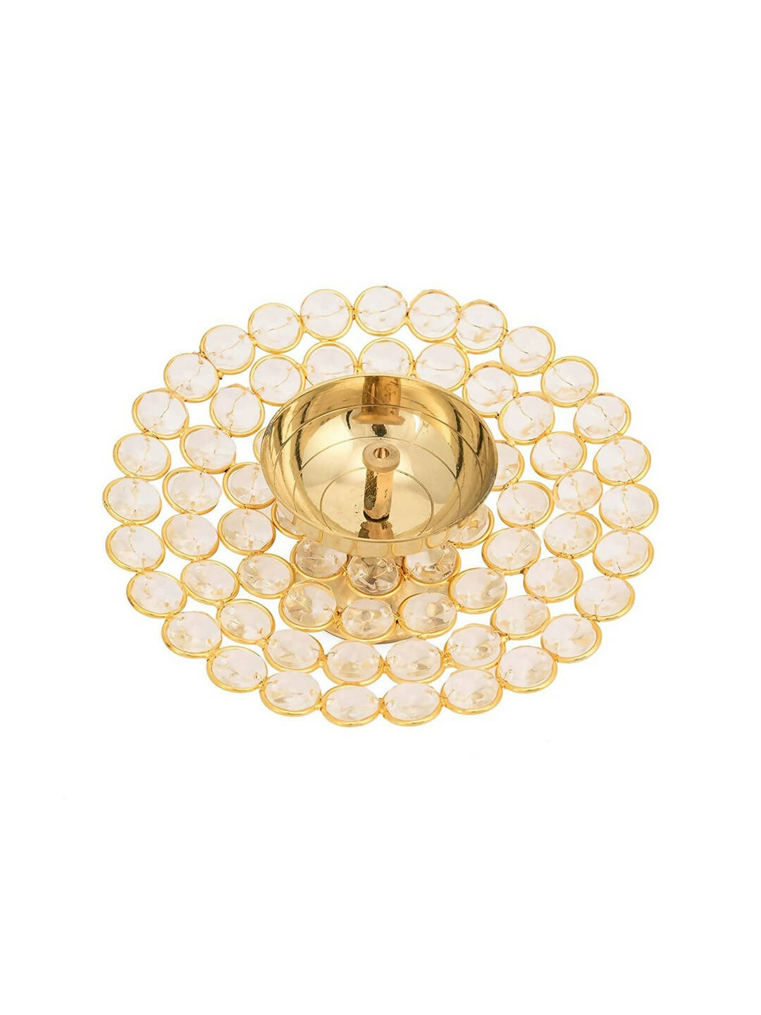 Craftvatika Gold Small Brass Puja Akhand Diya - Distacart