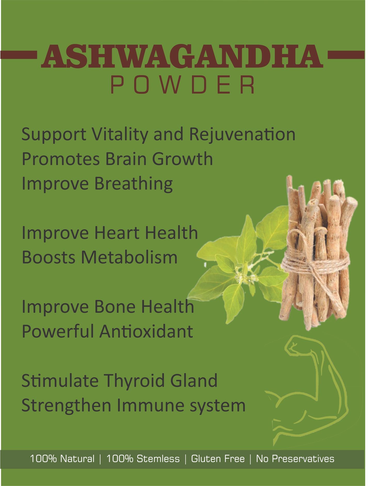 Spag Herbals Ashwagandha Powder - Distacart
