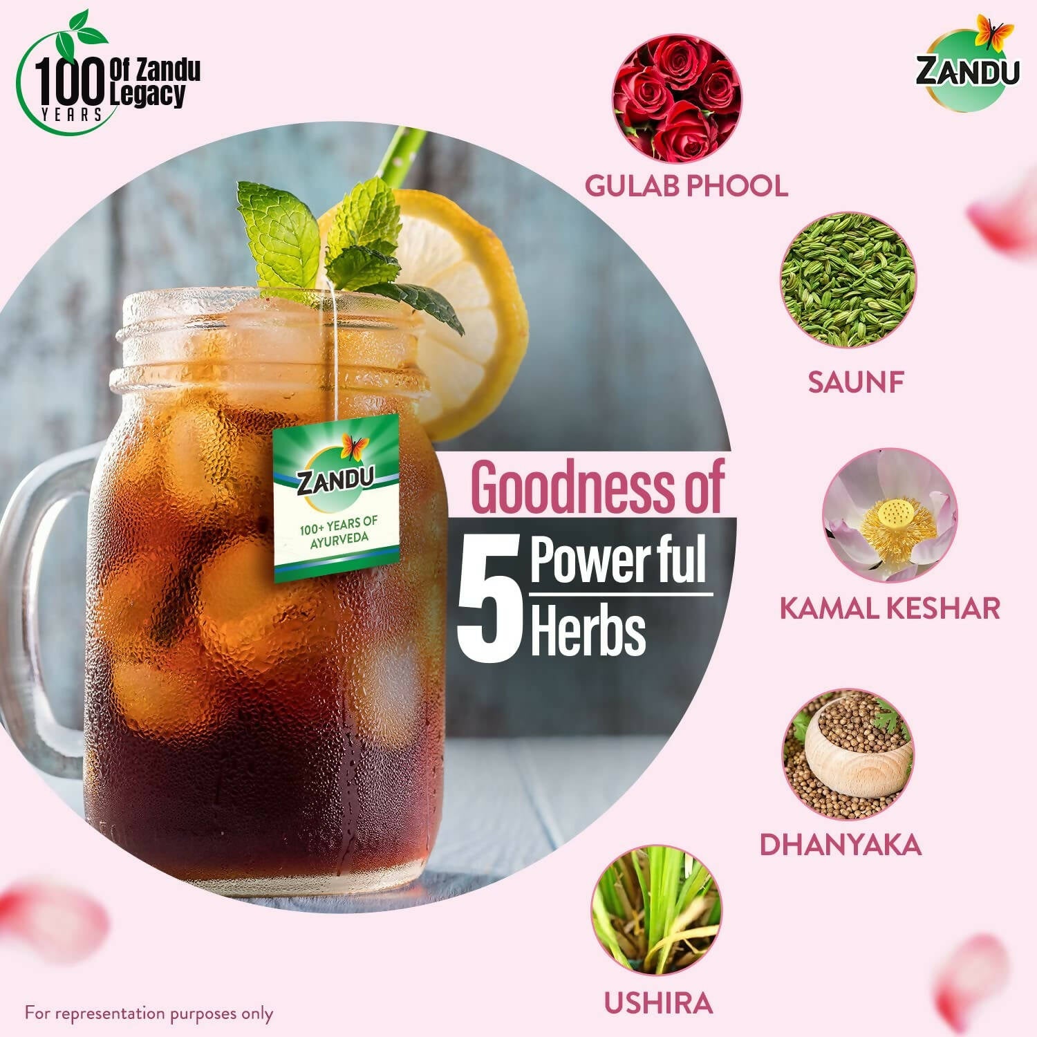 Zandu Calming & Refreshing Herbal Infusion - Distacart