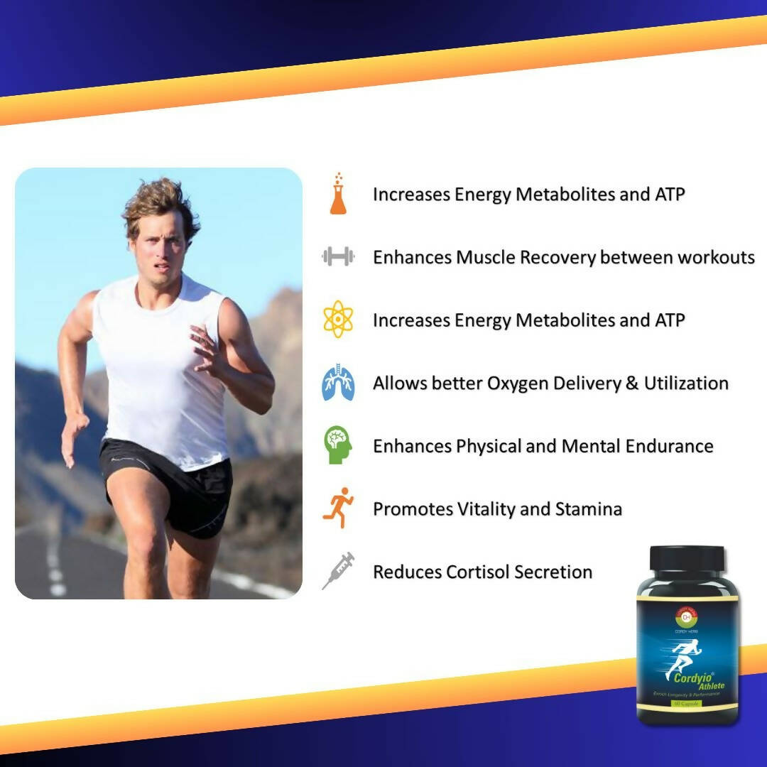Cordy Herb Cordyio Athlete Capsules - Distacart