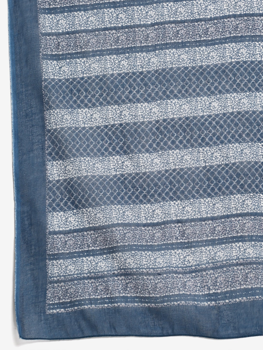 Kalini Women Blue Ethnic Motifs Printed Pure Cotton Kurta with Trousers & With Dupatta - Distacart