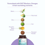 Thumbnail for HK Vitals Hair Multivitamin Capsules - Distacart
