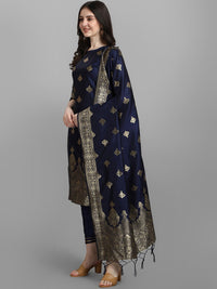 Thumbnail for Kalini Woven Design Kurta with Trousers & With Dupatta - Distacart