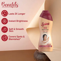 Thumbnail for Spinz BB Brightening & Beauty Face Talc - Natural Beige - Distacart