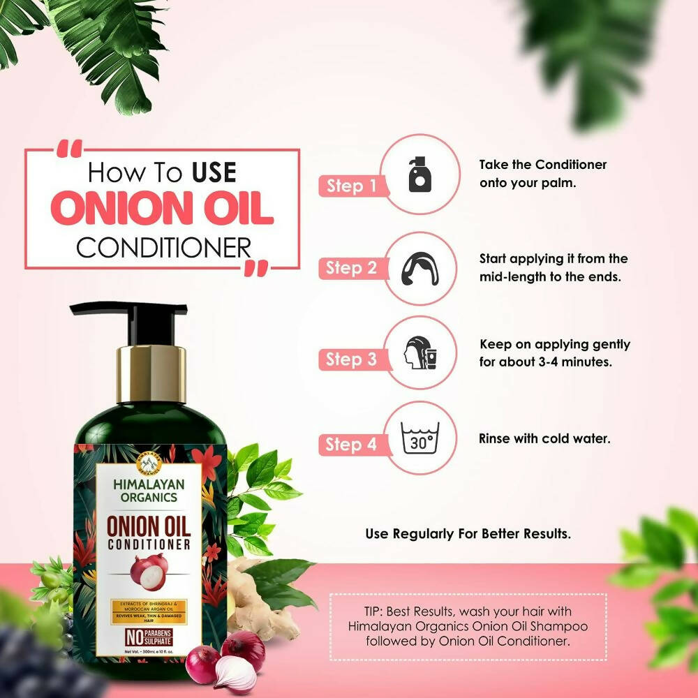 Himalayan Organics Onion Oil Conditioner - Distacart