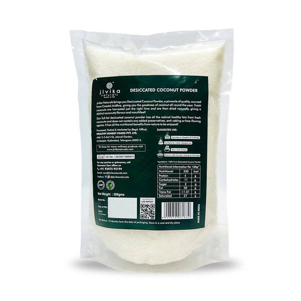 Jivika Naturals Desiccated Coconut Powder - Distacart