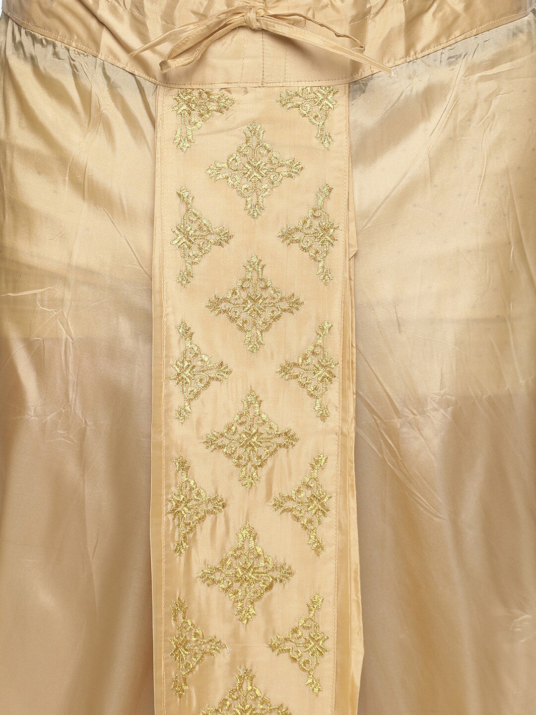 Sethukrishna Golden Embroidered Dhoti Pant For Men - Distacart