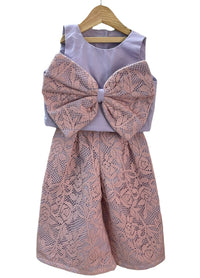 Thumbnail for ArthLife Lavender And Pink Bow Co-Ord Set - Distacart
