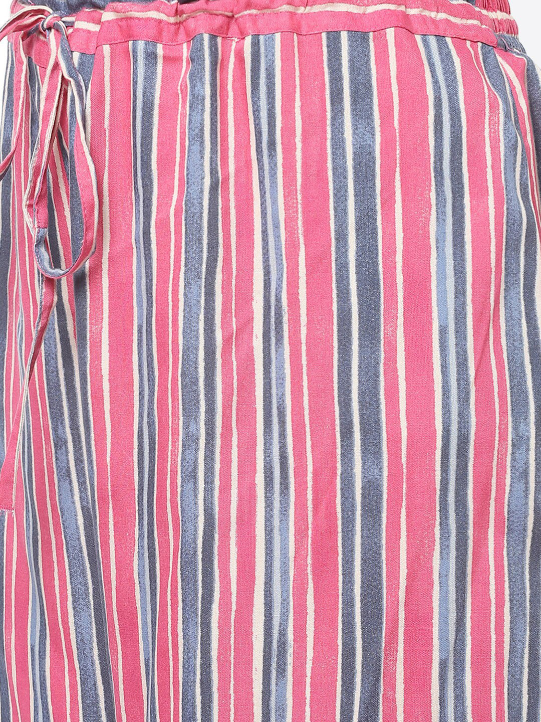 Biba Ethnic Motifs Printed Kurta with Palazzos & With Dupatta - Distacart