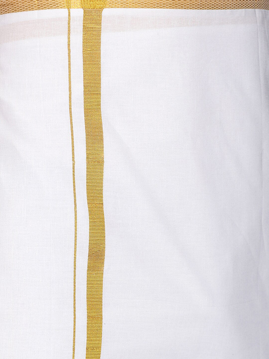 Sethukrishna Men White Solid Cotton Dhoti - Distacart
