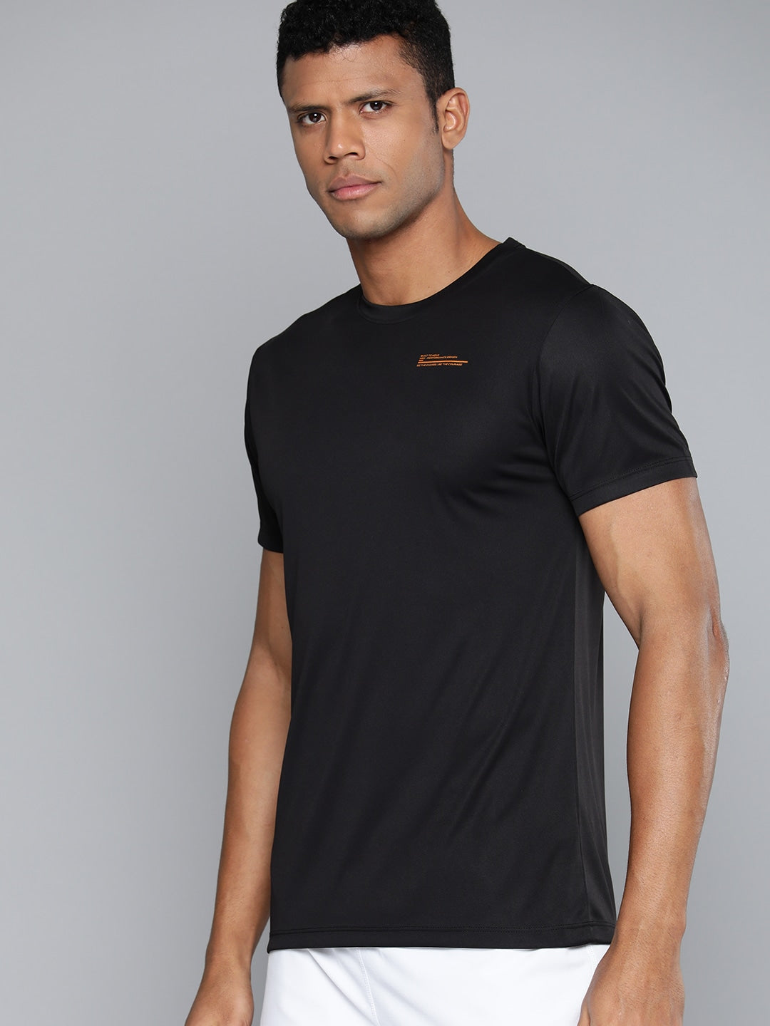HRX by Hrithik Roshan Solid Antimicrobial Training T-shirt - Distacart
