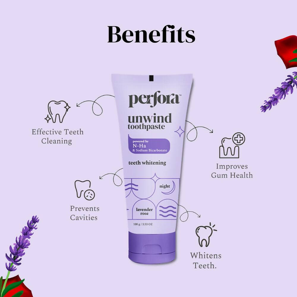 Perfora Unwind Toothpaste Lavender Rose - Distacart