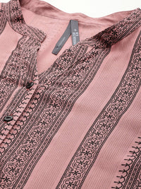 Thumbnail for HERE&NOW Women Ethnic Motifs Printed Kurta - Distacart