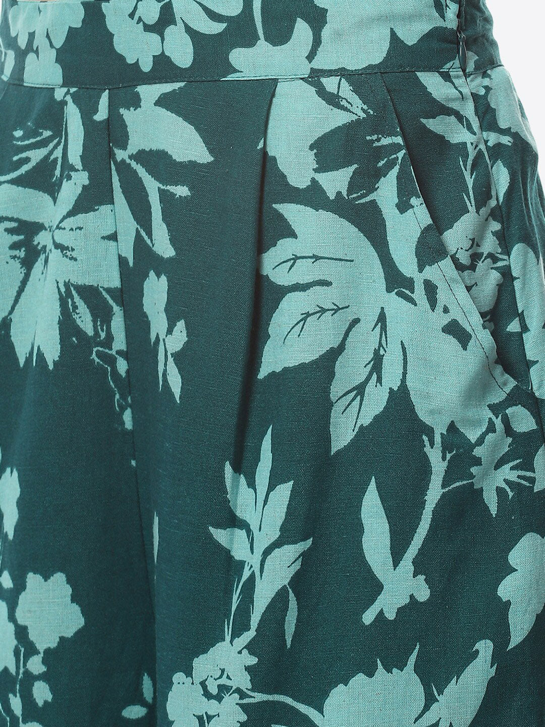 Biba Women Floral Printed Kurta with Palazzos - Distacart