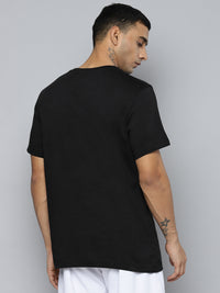 Thumbnail for Reebok Men Black & White Identity Big Logo Pure Cotton Slim Fit T-shirt - Distacart