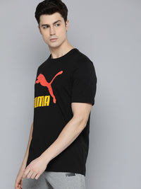 Thumbnail for Puma Classics Brand Logo Printed Pure Cotton Out Door T-shirt - Distacart