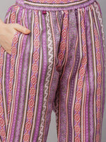 Thumbnail for Kalini Floral Printed Regular Kurta With Trousers - Distacart