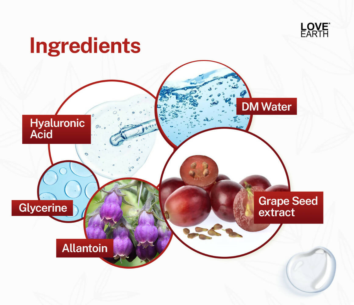 Love Earth Hyaluronic Acid Toner - Distacart