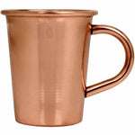 Thumbnail for Small Solid Copper Glasses with Handle Set of 4