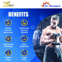 Thumbnail for Dr. Morepen Muscle Food 100% Whey Protein - Mango Delight Flavour - Distacart