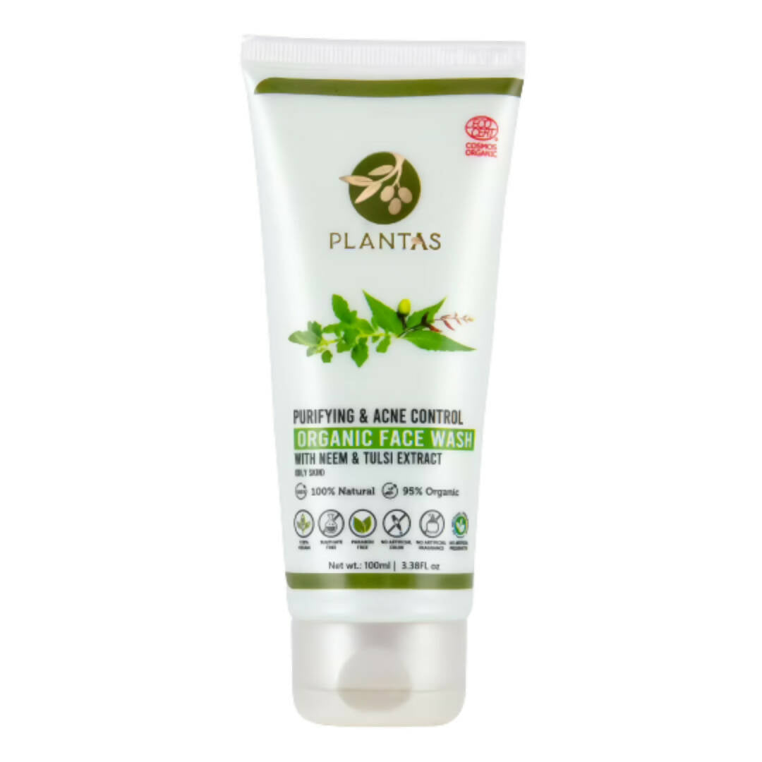 Plantas Purifying & Acne Control Organic Face Wash - Distacart