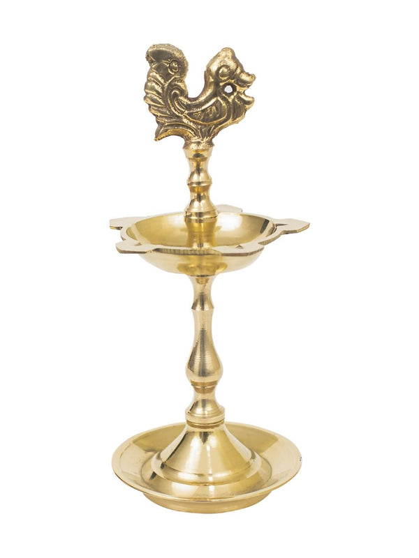 Spillbox Yellow Kuthu Vilakku Annam Small Diya Pooja Essentials - Distacart