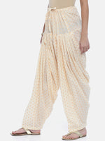 Thumbnail for Souchii Beige Woven Design Patiala - Distacart
