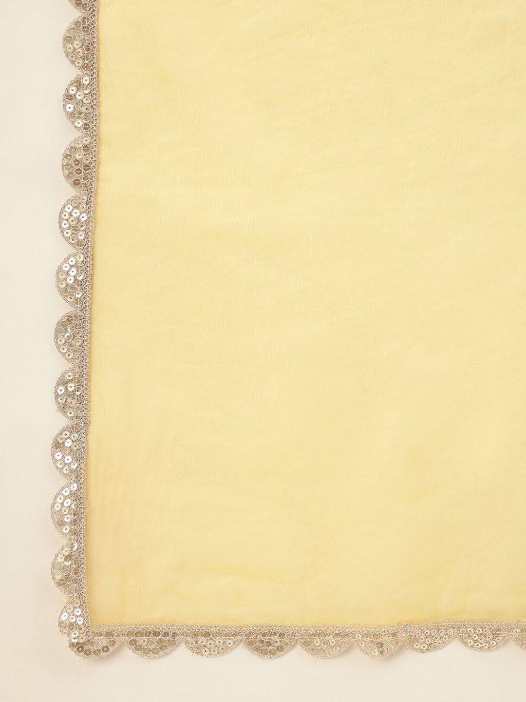 Khushal K Ethnic Motifs Embroidered Zari Sequined Kurta with Palazzos & Dupatta - Distacart