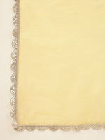 Thumbnail for Khushal K Ethnic Motifs Embroidered Zari Sequined Kurta with Palazzos & Dupatta - Distacart