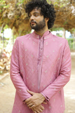 Thumbnail for Frein Designer Kurta Jacket Set by Hilo Designs - Distacart