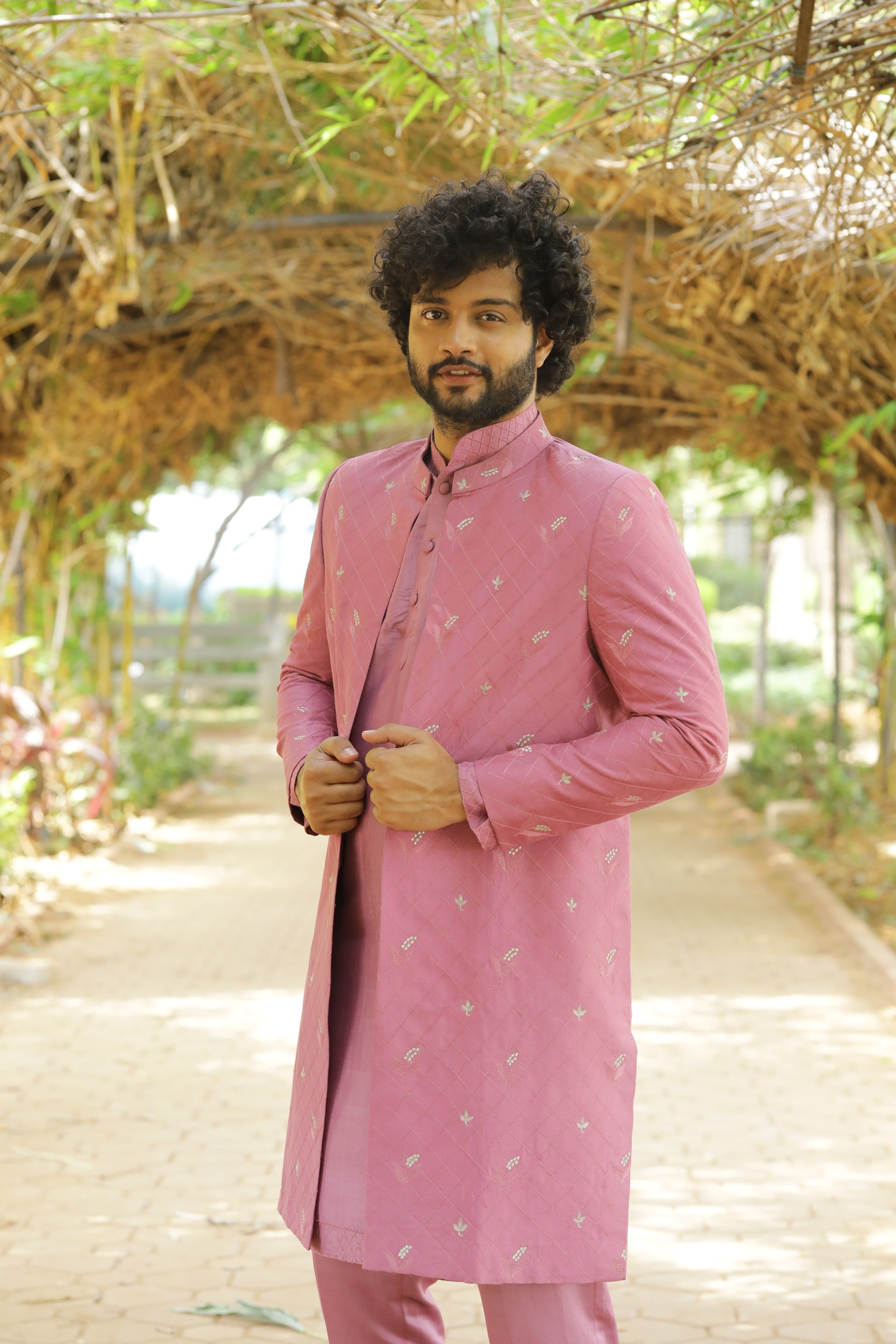Frein Designer Kurta Jacket Set by Hilo Designs - Distacart