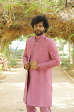 Thumbnail for Frein Designer Kurta Jacket Set by Hilo Designs - Distacart