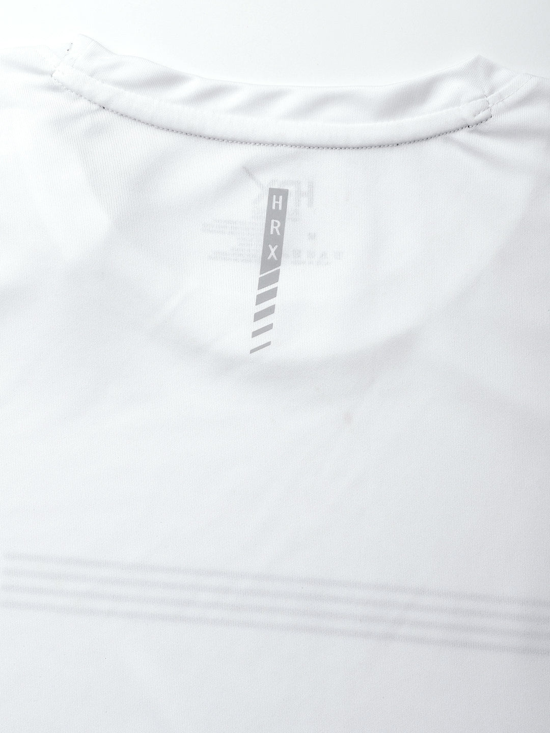 HRX By Hrithik Roshan Running Men Optic White Antimicrobial Brand carrier Tshirts - Distacart