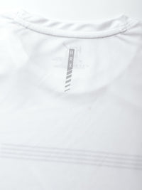Thumbnail for HRX By Hrithik Roshan Running Men Optic White Antimicrobial Brand carrier Tshirts - Distacart