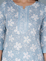 Thumbnail for Kalini Floral Printed Pure Cotton Kurta with Pyjamas & Dupatta - Distacart