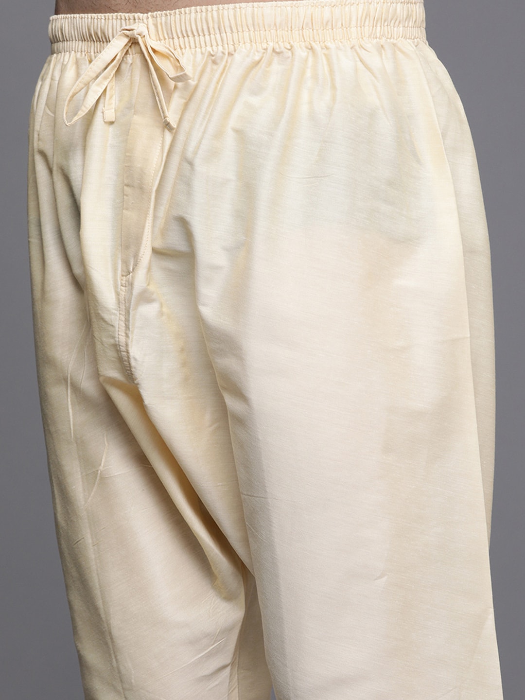 Manyavar Men Rust Red Ethnic Motifs Woven Design Kurta with Churidar - Distacart