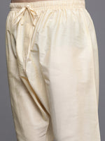 Thumbnail for Manyavar Men Rust Red Ethnic Motifs Woven Design Kurta with Churidar - Distacart