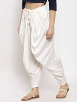 Thumbnail for Women’s White Dhoti Pant CH07D