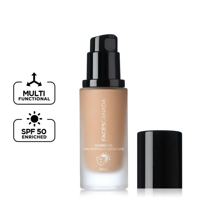 Faces Canada Ultime Pro Sun Defense CC Cream Luxe SPF 50-Sand 03 - Distacart
