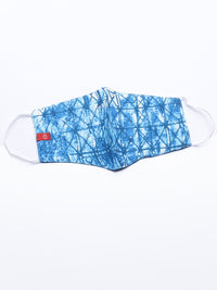 Thumbnail for Biba Women Blue Dyed Kurta with Mask - Distacart