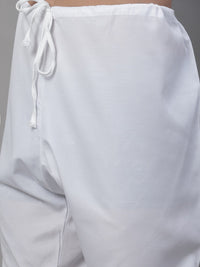 Thumbnail for Sojanya Geometric Embroidered Pure Cotton Kurta With Churidar - Distacart