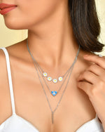 Thumbnail for VOJ Beads Silver Plated Stainless Steel Layered Chain - Distacart